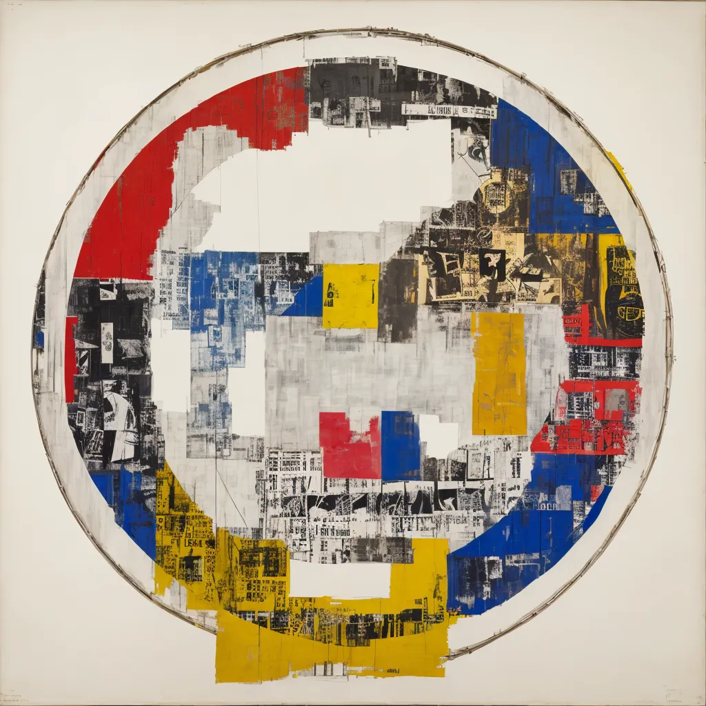 1955 - Monogram - Robert Rauschenberg